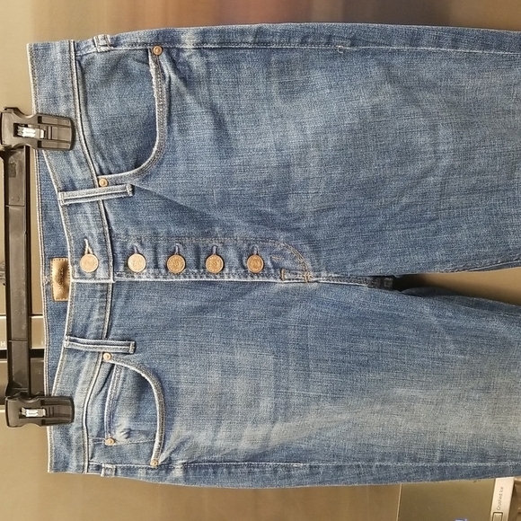 💕MOTHER💕 The Pixie Dazzler Ankle Fray Jeans ~ Beginner's Luck 32 NWOT - Picture 13 of 16